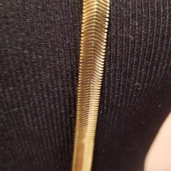 Vince Camuto Serpentine Gold Tassle Necklace - Picture 8 of 8